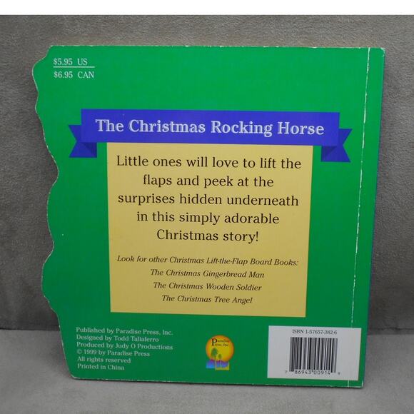 The Christmas Rocking Horse Board Book by Nancy Parent 2002 Paradise Press - Picture 2 of 8